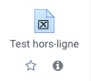 Test hors-ligne