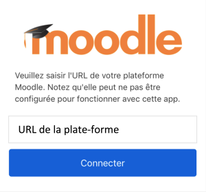 Ecran connexion application mobile