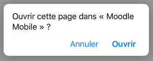 Ecran retour sur l'application mobile